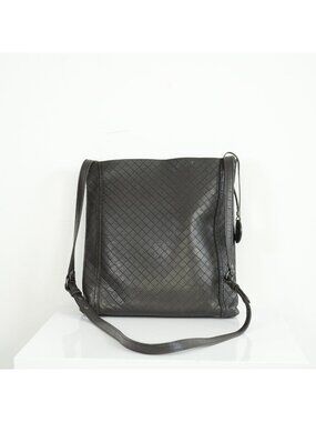 Bottega Veneta Dark Brown Intrecciato Mirage Shoulder bag